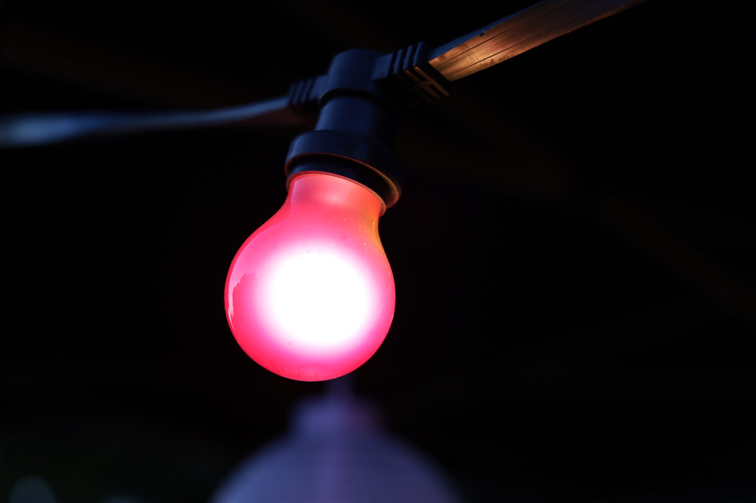 Foto Lichterkette pink